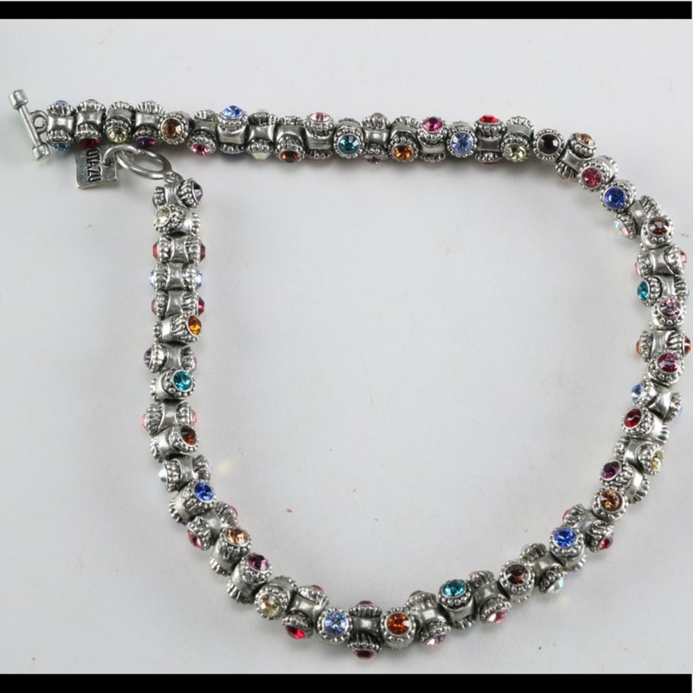 Rodrigo Otazu Swarovski Crystal Barrel Necklace